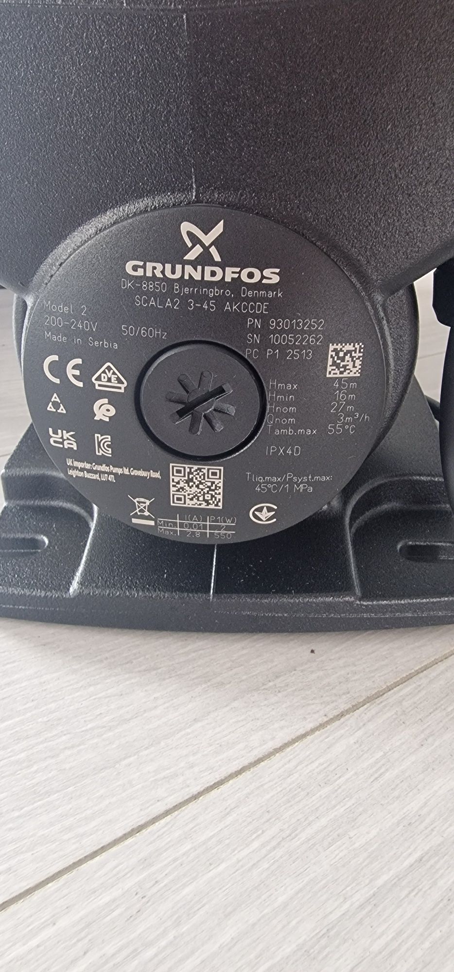 Pompa Grundfos SCALA 2 3-45 Nowa!!