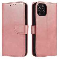 Eleganckie Etui Magnet Case z Klapką do Samsung Galaxy A73, Różowe