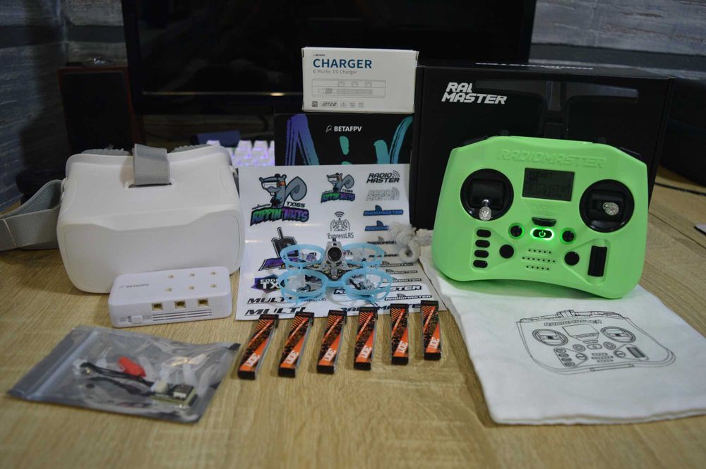 Комплект fpv betafpv air65, radiomaster pocket, betafpv vr02