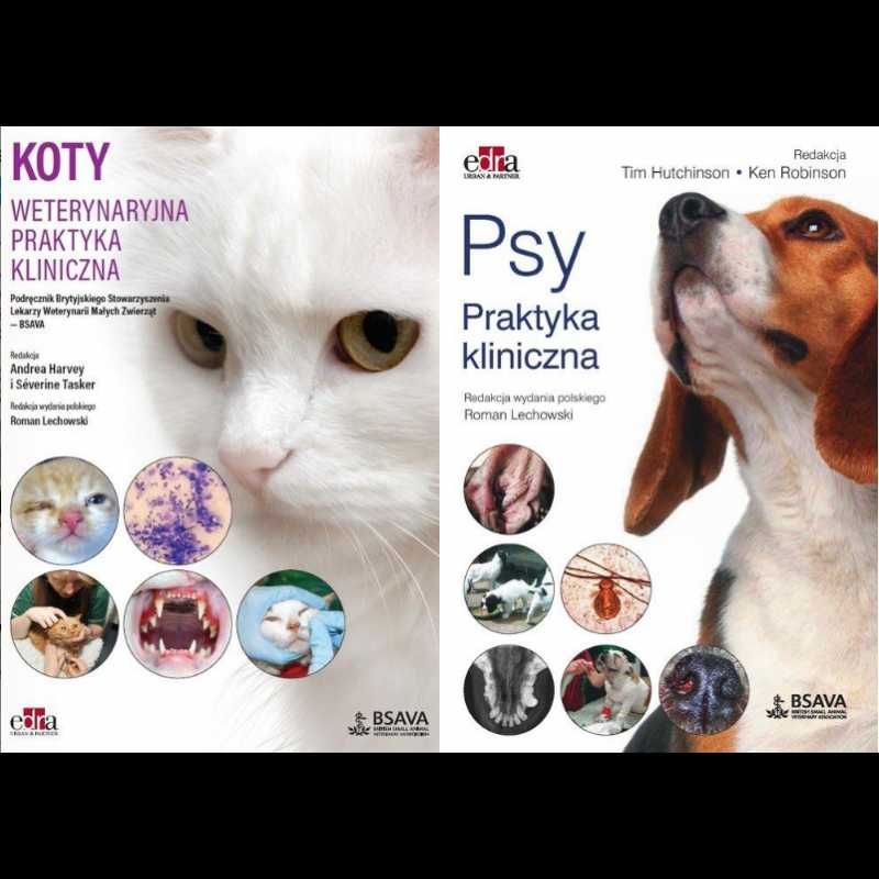 Psy I Koty - Weterynaryjna Praktyka Kliniczna Komplet NOWE NaMedycyne
