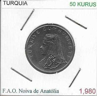 Turquia - - - "F.A.O. - Noiva da Anatólia" - - - - - Moedas