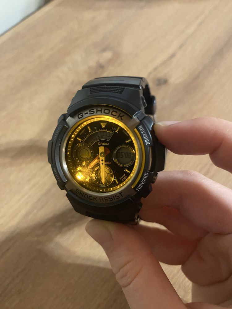 Zegarek Casio G-shock AW-590 czarny