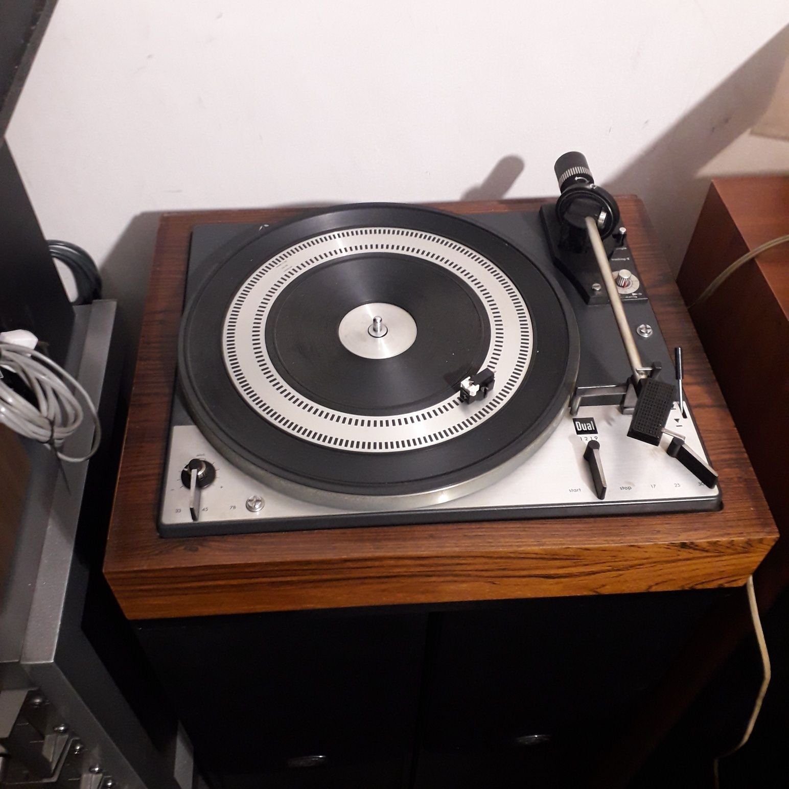 Gramofon DUAL 1219 wkładka SHURE M44MG 100% oryginalny sprawny audio