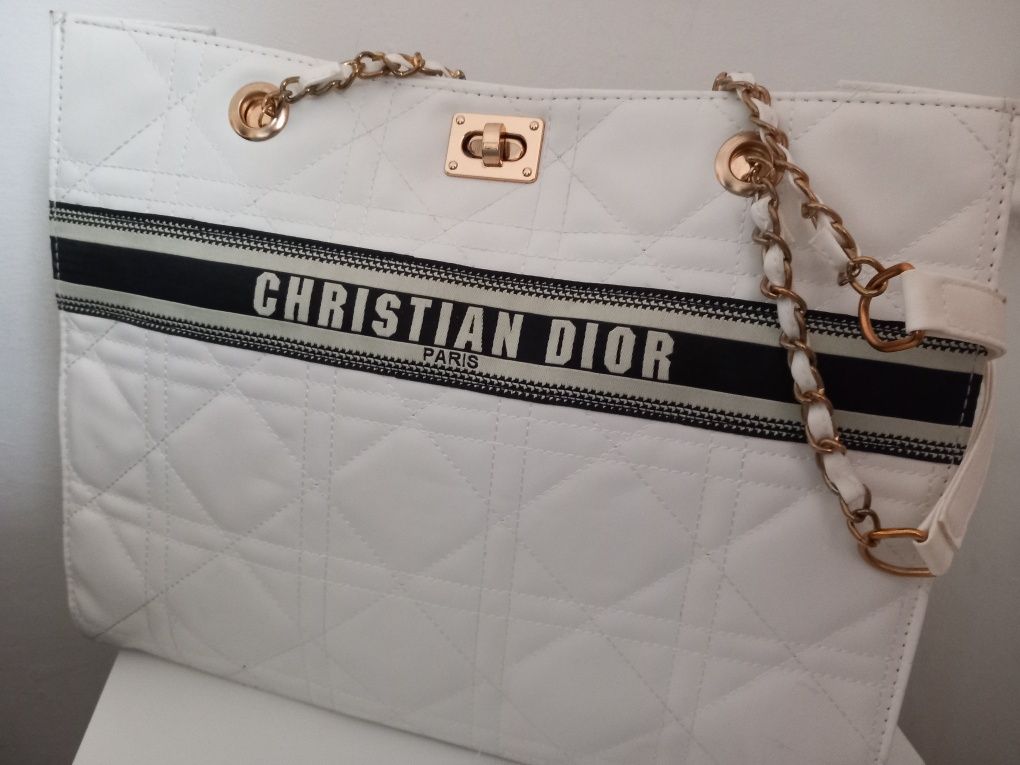 Christian Dior szoperka duża skórka