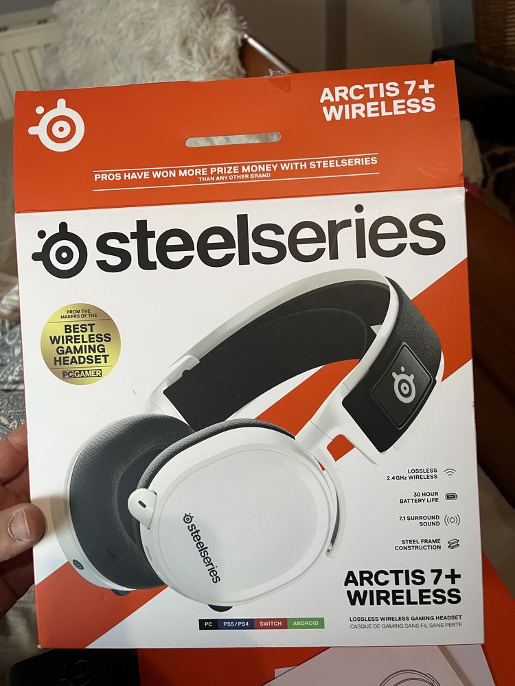 Słuchawki bezprzewodowe Stellseries Arctis 7+