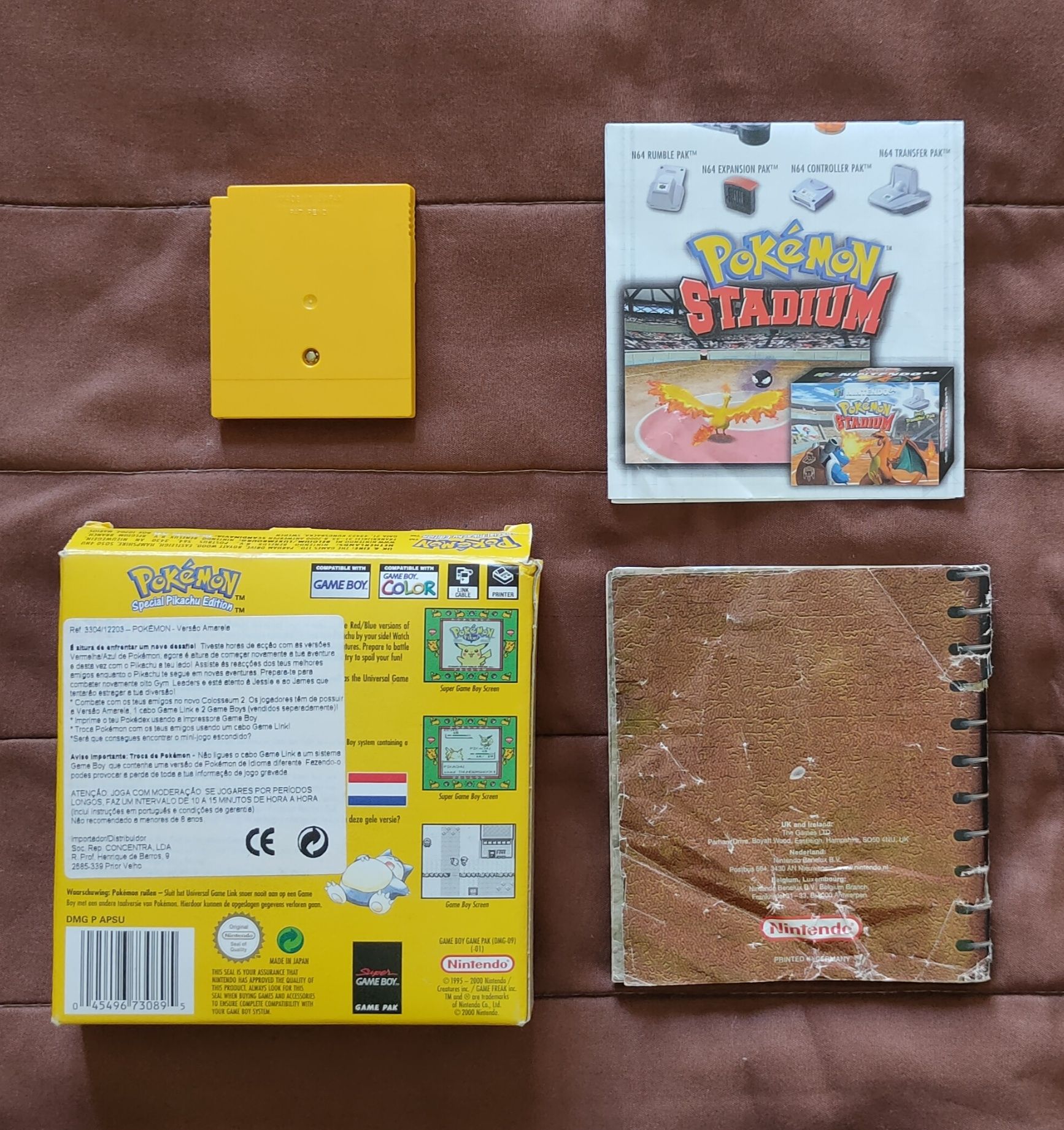 Pokémon Yellow (Amarelo) Game Boy (ORIGINAL-NACIONAL)