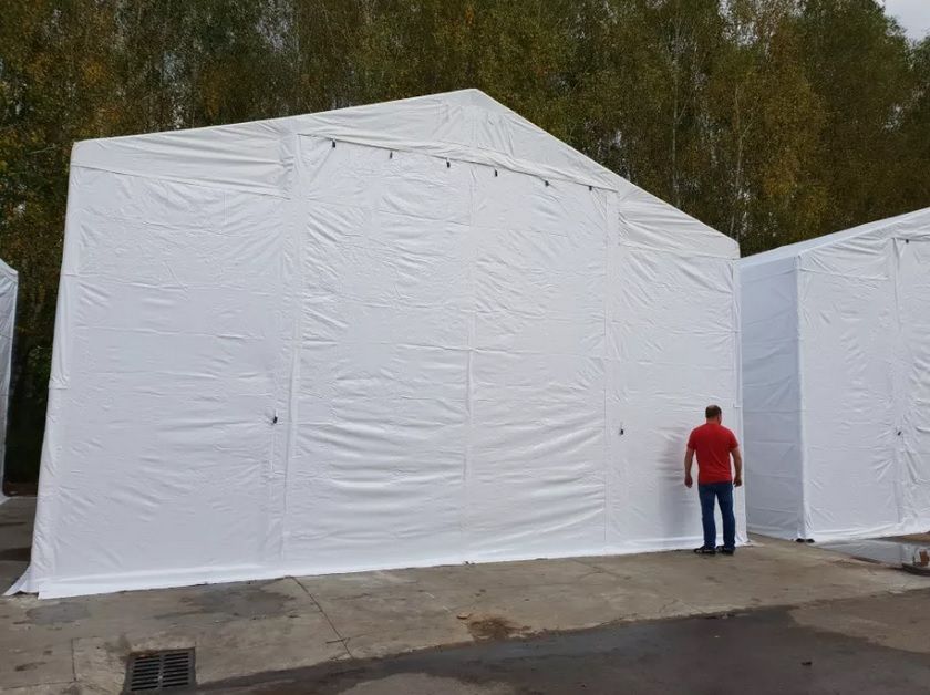 -34% 4x6m NAMIOT Przemysłowy magazyn halowy Garażowy lakierniczy PVC