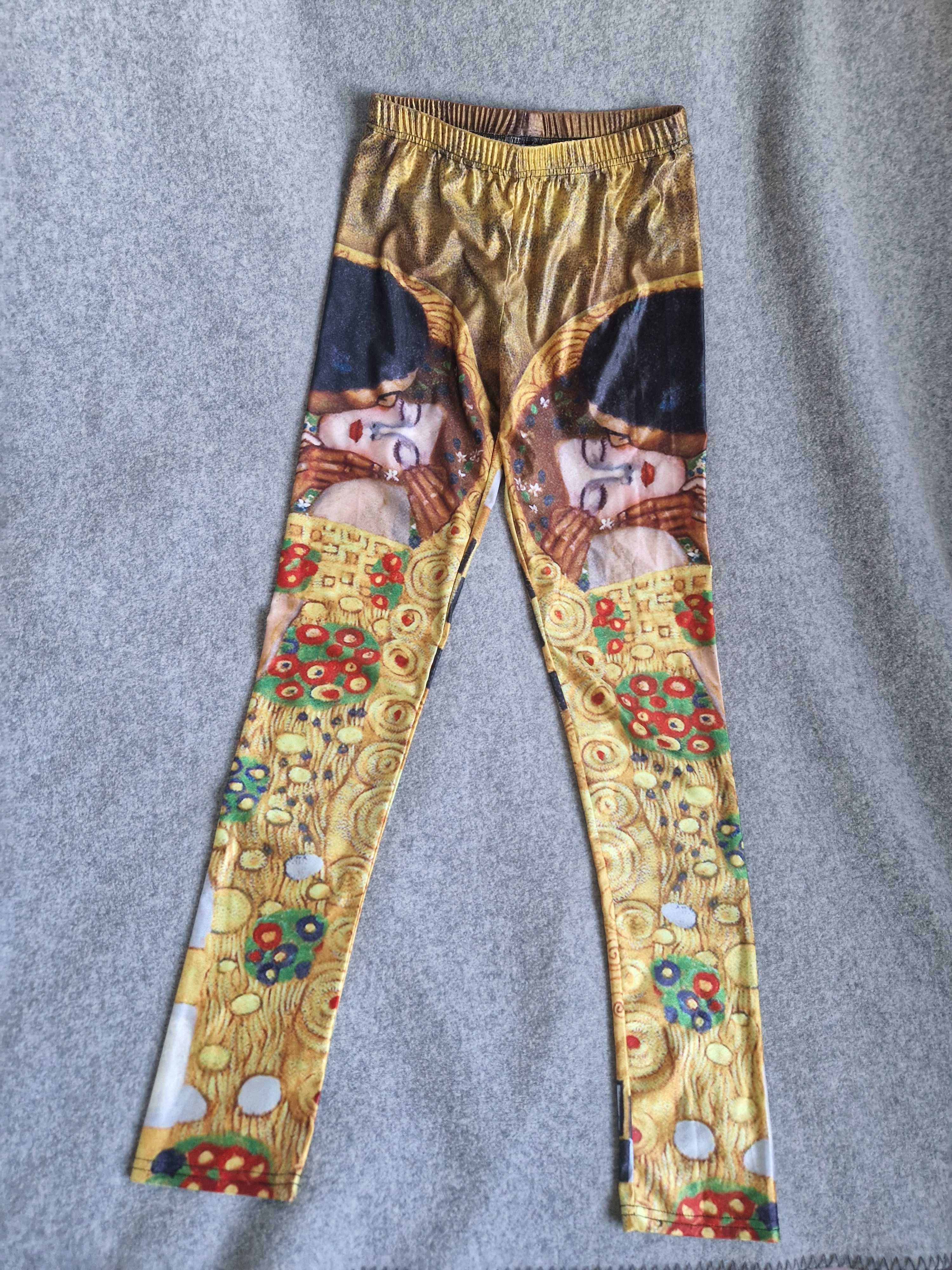 Legginsy Gustav Klimt pocałunek