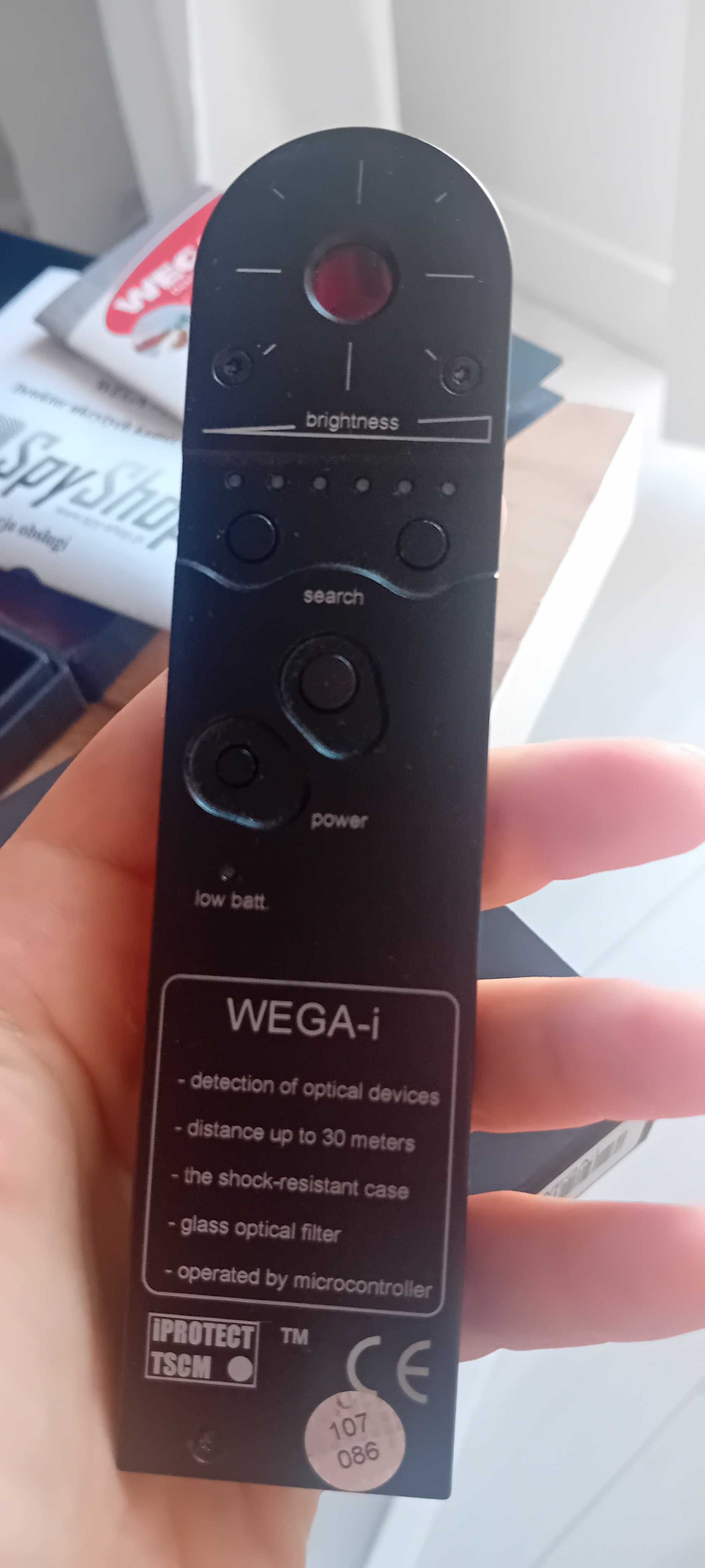 NOWY Wega-i wykrywacz ukrytych kamer