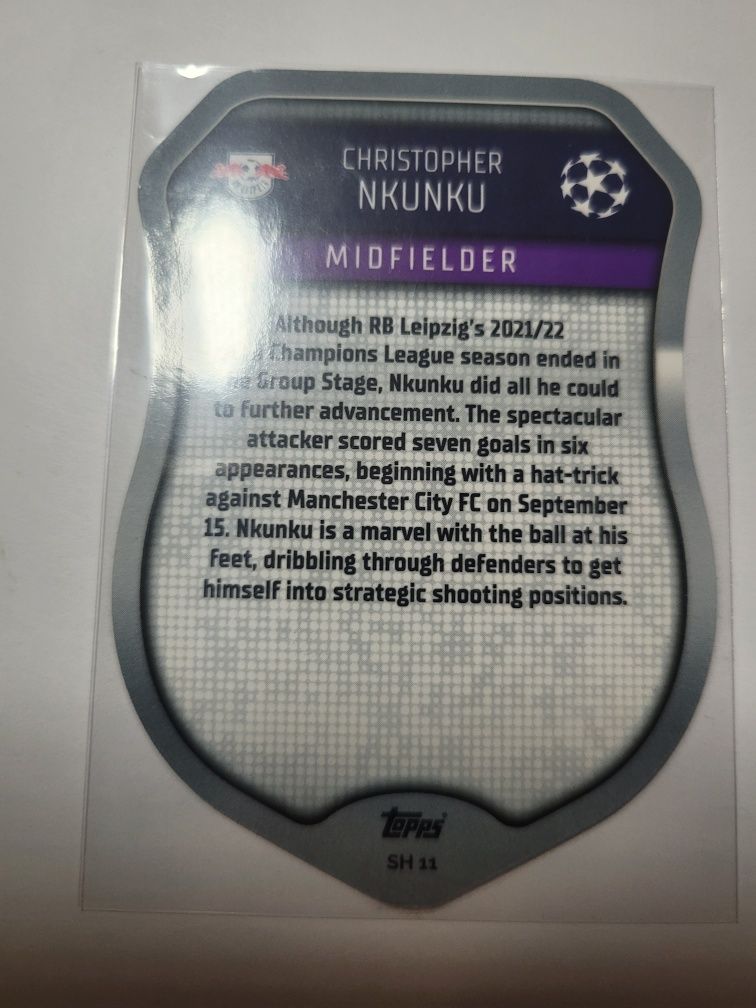 Pro elite Nkunku topps champions league 2022