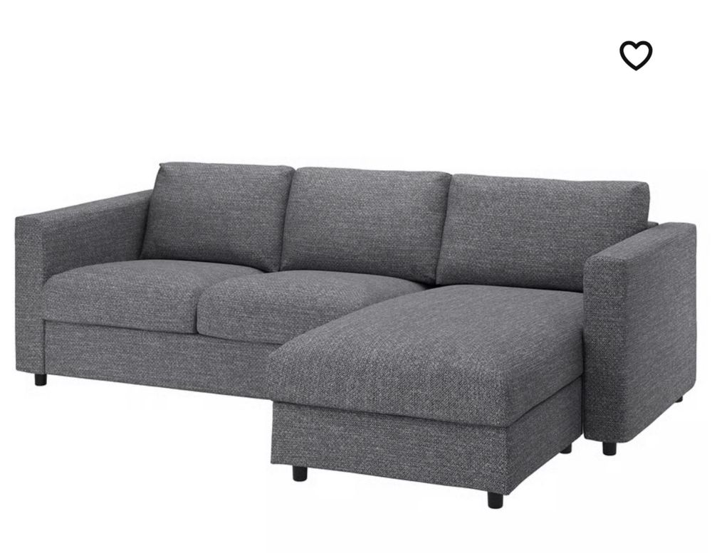 1) Sofa IKEA  Vimle 3 osobowa z 1)podnozkiem gratis