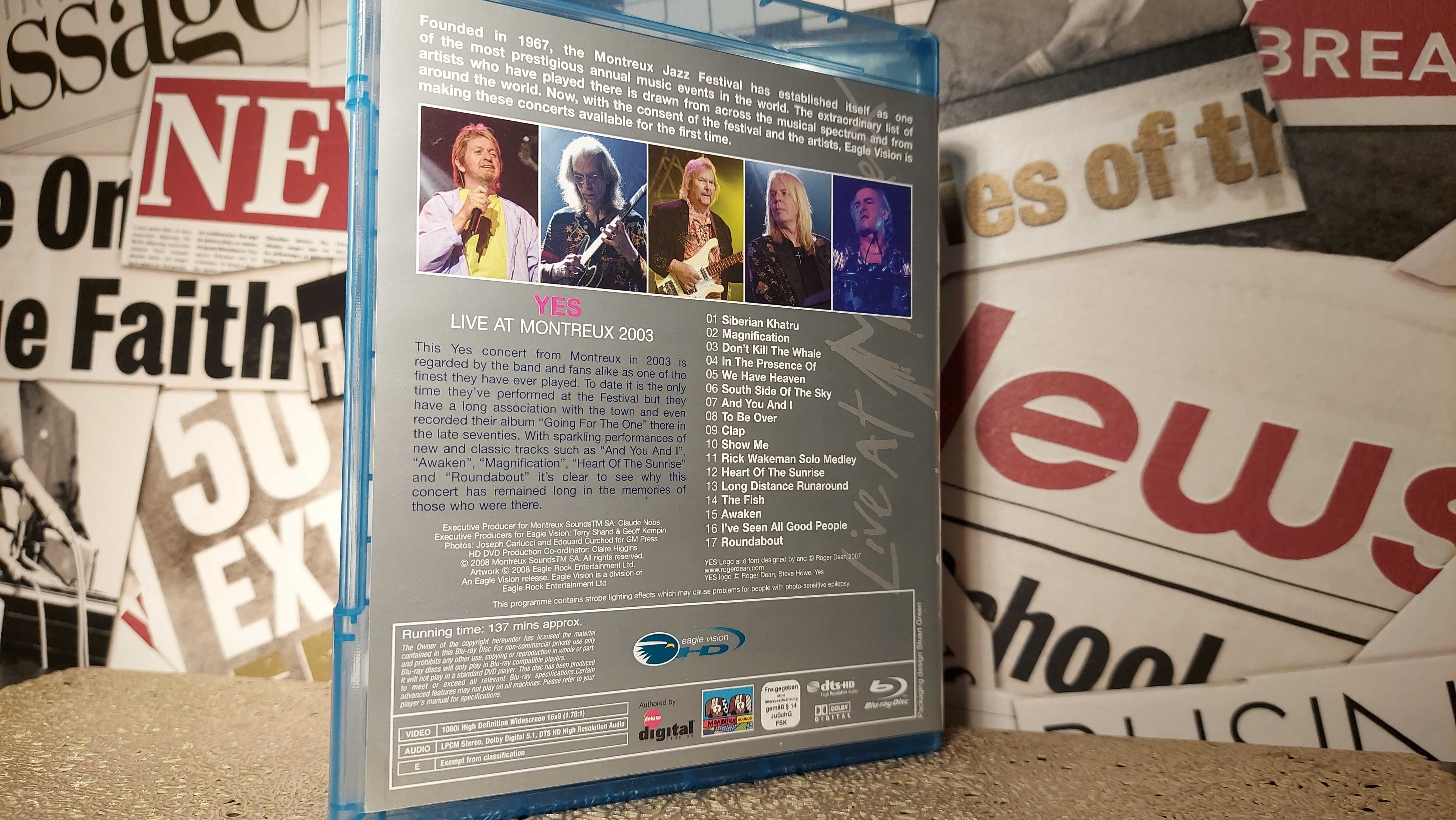 Yes - Live At The Montreux 2003 Koncert Blu-ray