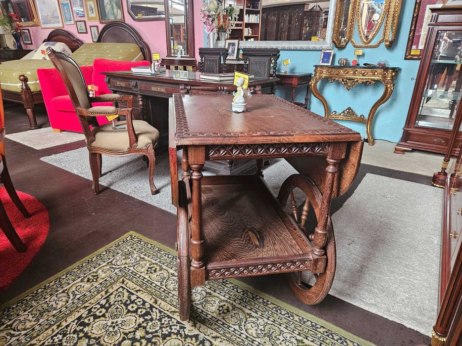 Carrinho bar em madeira - óptimo estado