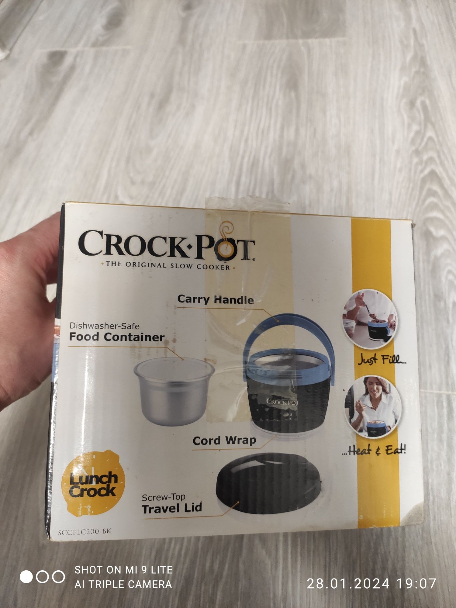 Продам новий Crock Pot Lunch Time Crock Slow cooker - Black Blue