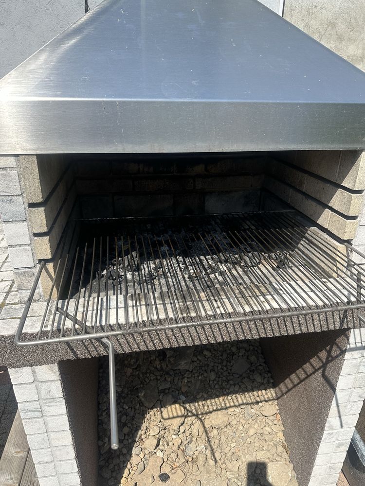 Grill ogrodowy daszek kopuła ruszt do grilla ze stali nierdzewnej