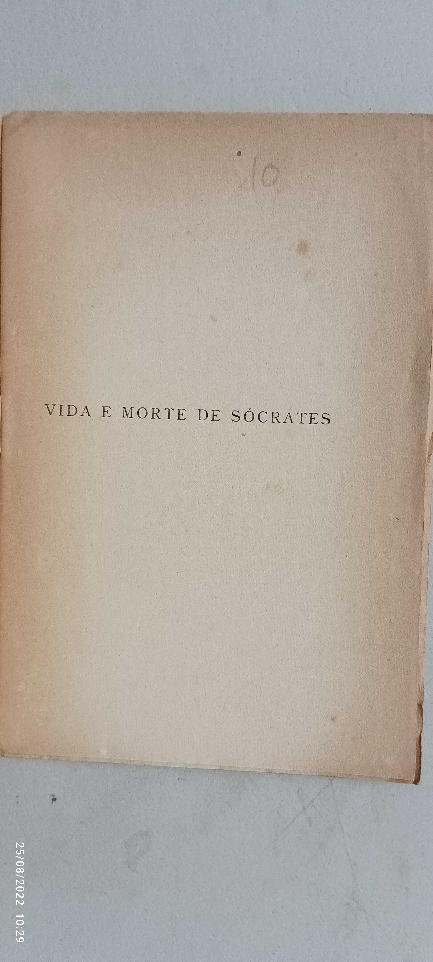 Livro Pa-3 -  Agostinho da Silva - Vida e morte de Sócrates