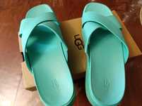 Жіночі шльопанці UGG розмір 39,зеленого кольору нові