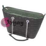 organizer OBAG URBAN MINI eko zamsz zielony 2 kieszenie VIP OMAY