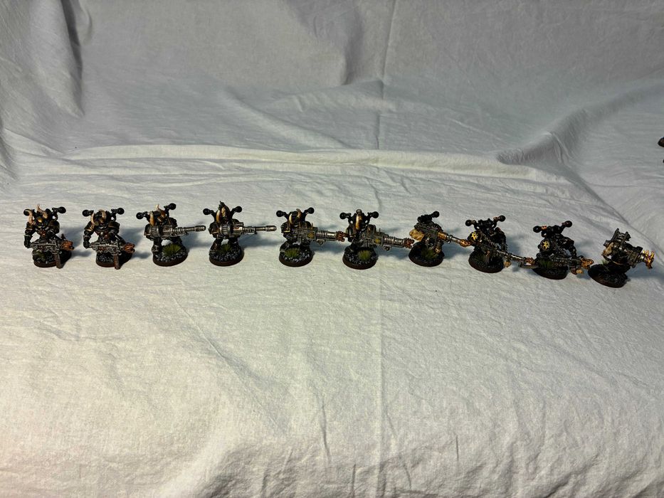 Warhammer 40k Chaos space marines havocs, pomalowani, polakierowani