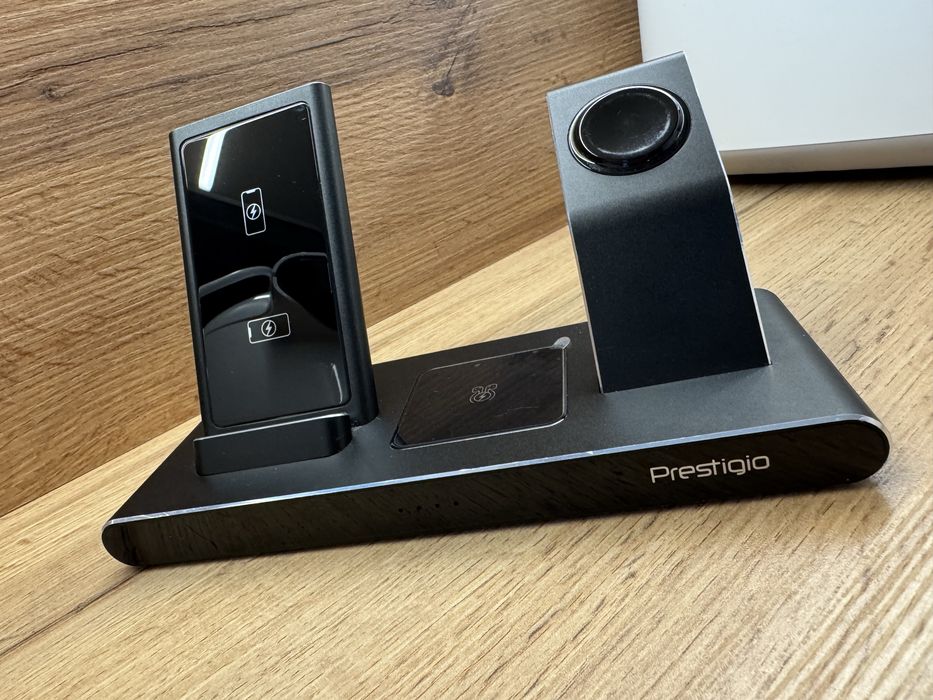 Бездротовий зарядний пристрій Prestigio Revolt A7 Black