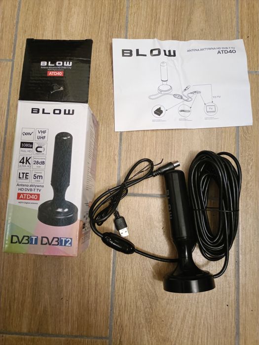 Antena pokojowa DVB-T/DVB-T 2