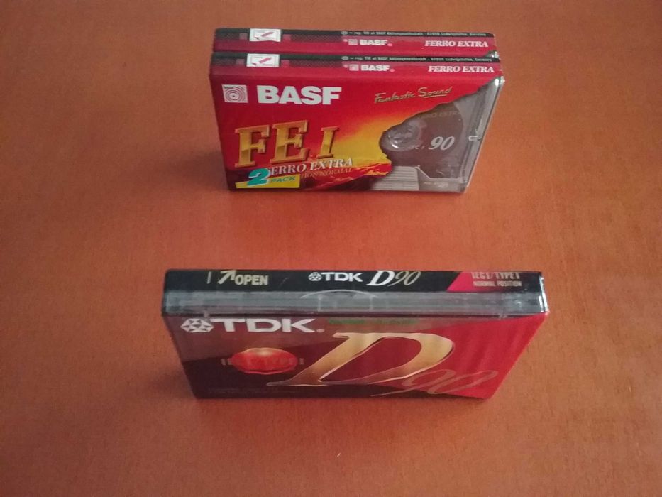 Cassetes TDK e BASF