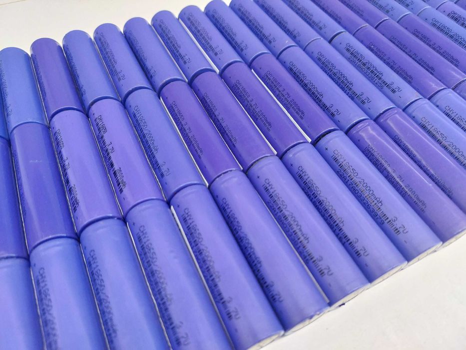 Pakiet 66 szt. testowanych ogniw 18650 CHY 1800 mAh Fioletowe.