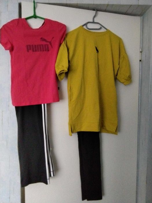 Adidas, Puma, RIVER WODS i inne dla dziewczynki  11 szt. roz.146 - 152