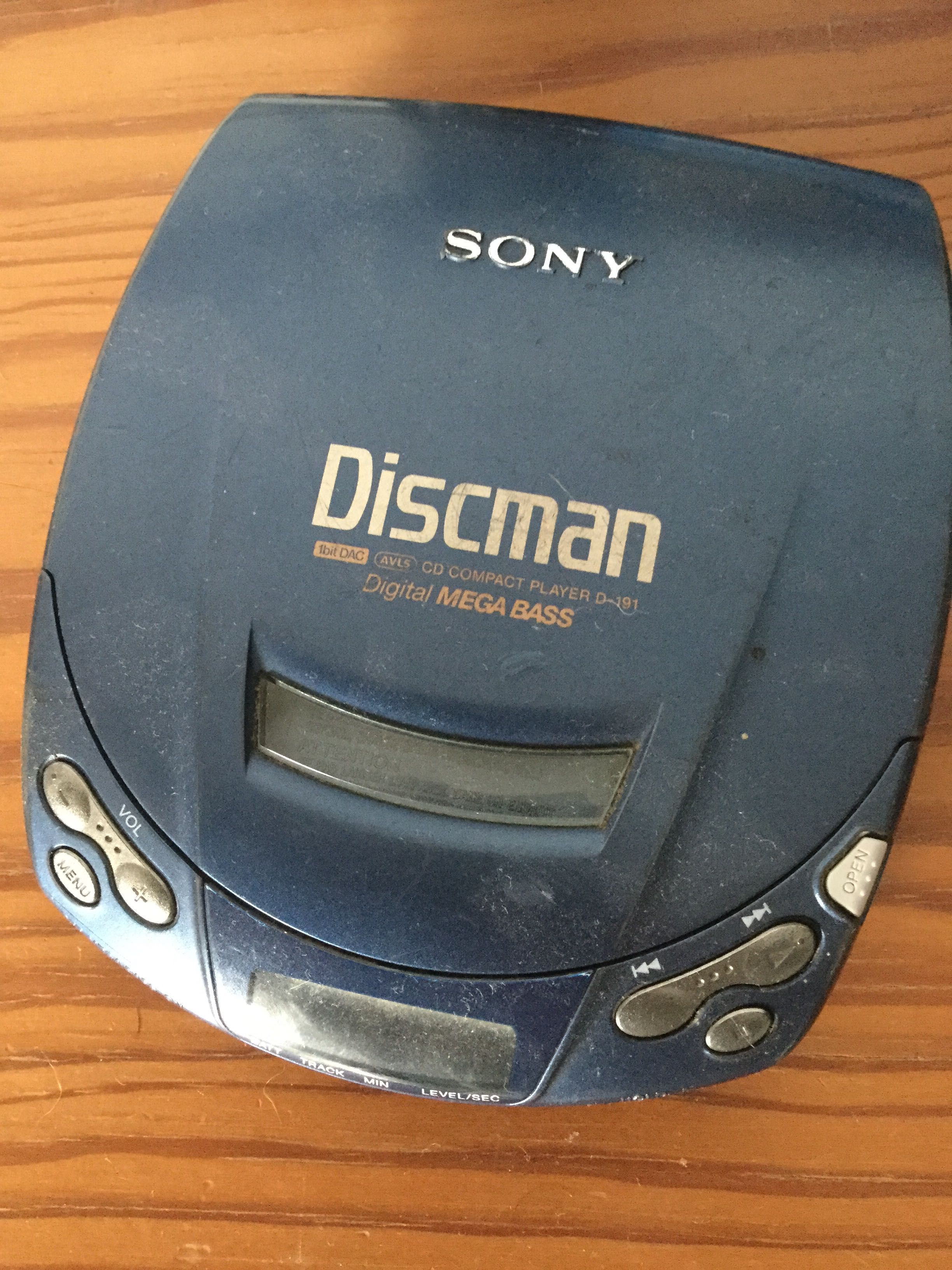 Sony Discman D-191 & Walkman FM/AM WM-FX383