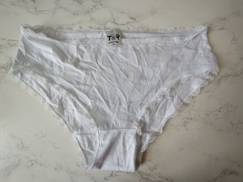 Majtki figi damskie tom&rose XL białe