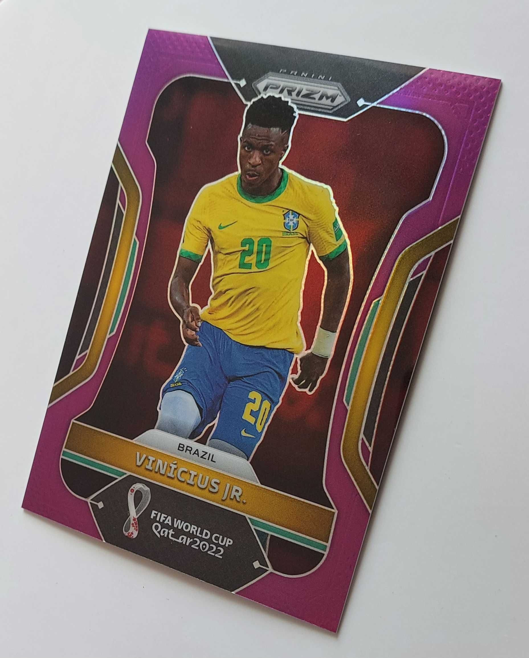 World Cup 2022 Prizm Vinicius Jr. #36 Purple /199 Brazil