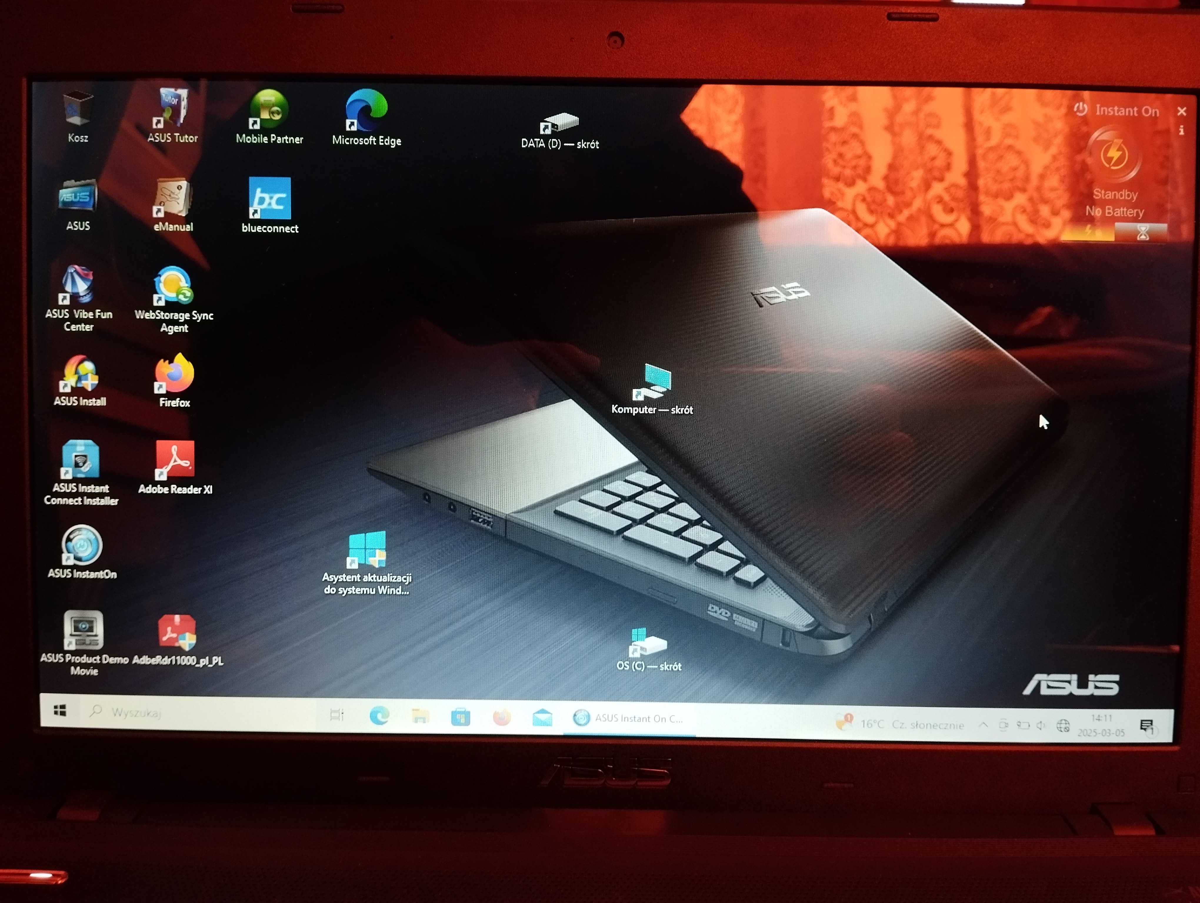 Laptop Asus R500V K55VJ 4gb 512 gb HDD 2 karty graficzne nowy 15,6 cal