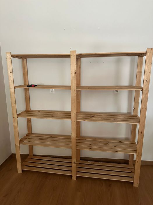 Estante madeira 4 estantes