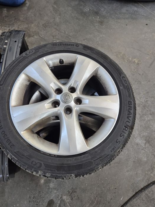Opel Astra j alufelgi 17" z oponami 5x105