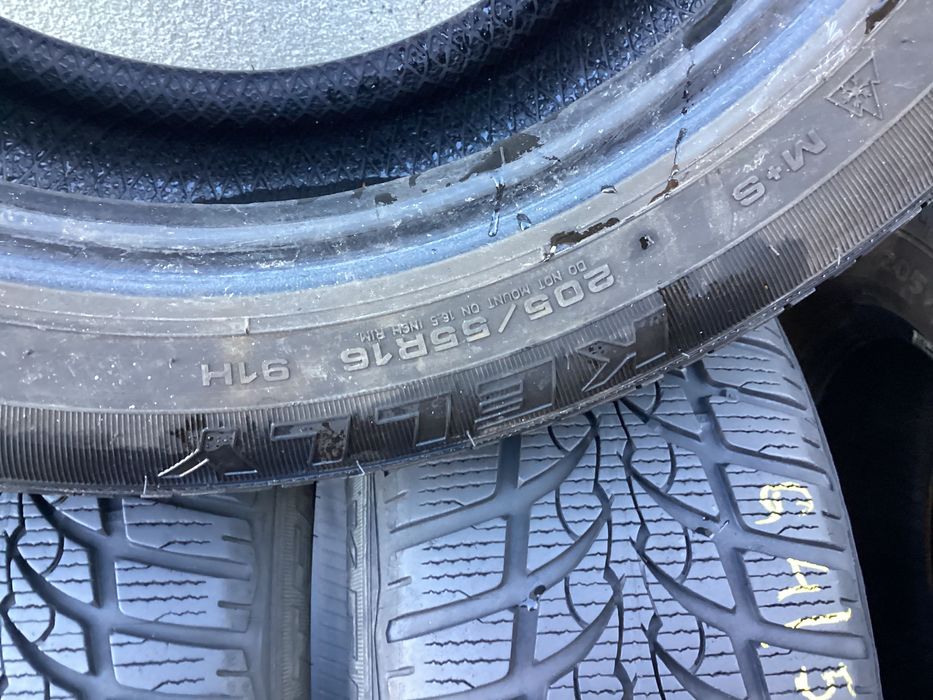 KELLY 205/55r16  4szt opony zima zimowe 6.4mm 2018r