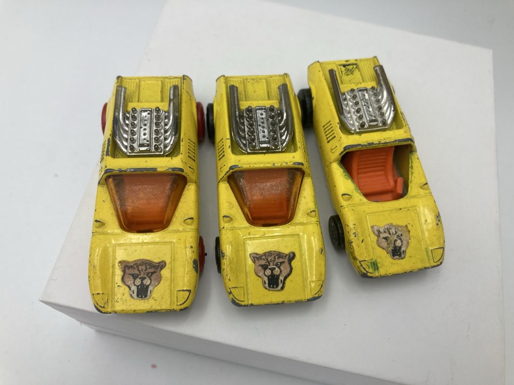 Matchbox Superfast No. 1 Mod Rod Yellow Lesney 3 szt