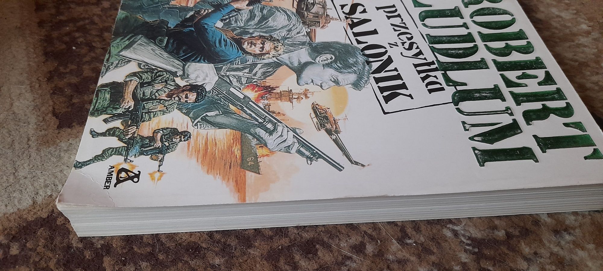 Przesyłka z Salonik - Robert Ludlum wyd I 1990