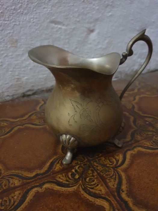 Conjunto 4 peças vintage em metal