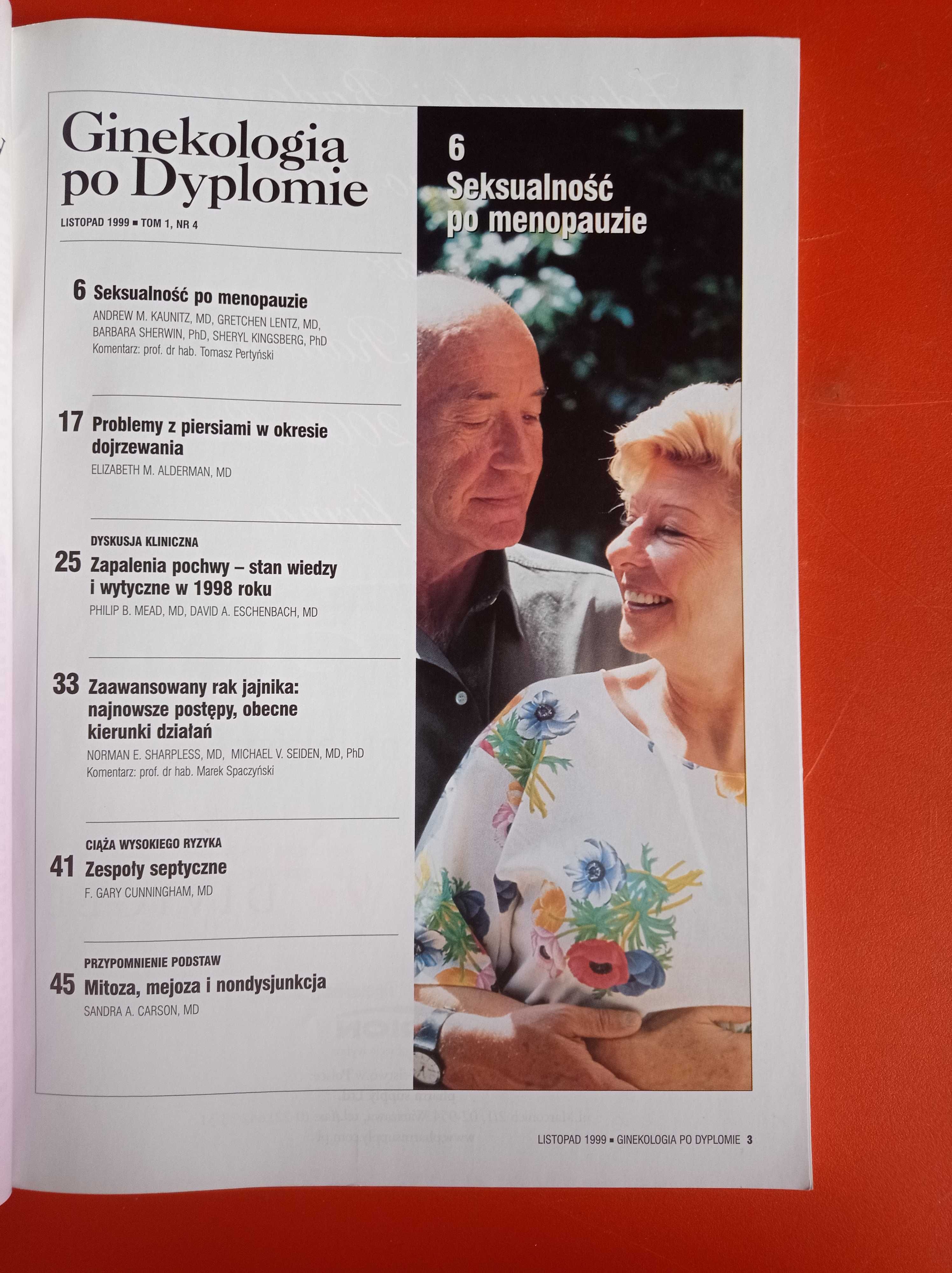 Ginekologia po dyplomie, nr 4, tom 1, listopad 1999