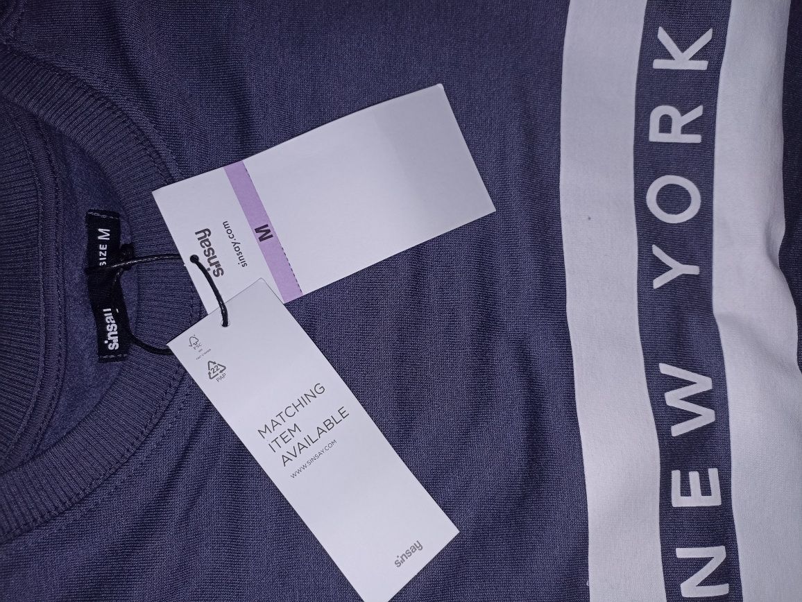 Sinsay nowy kultowy dres z lampasami New York R.M,L,XL