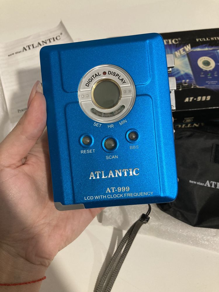 вінтажний касетний радіо плеєр ATLANTIC AT-999 LCD