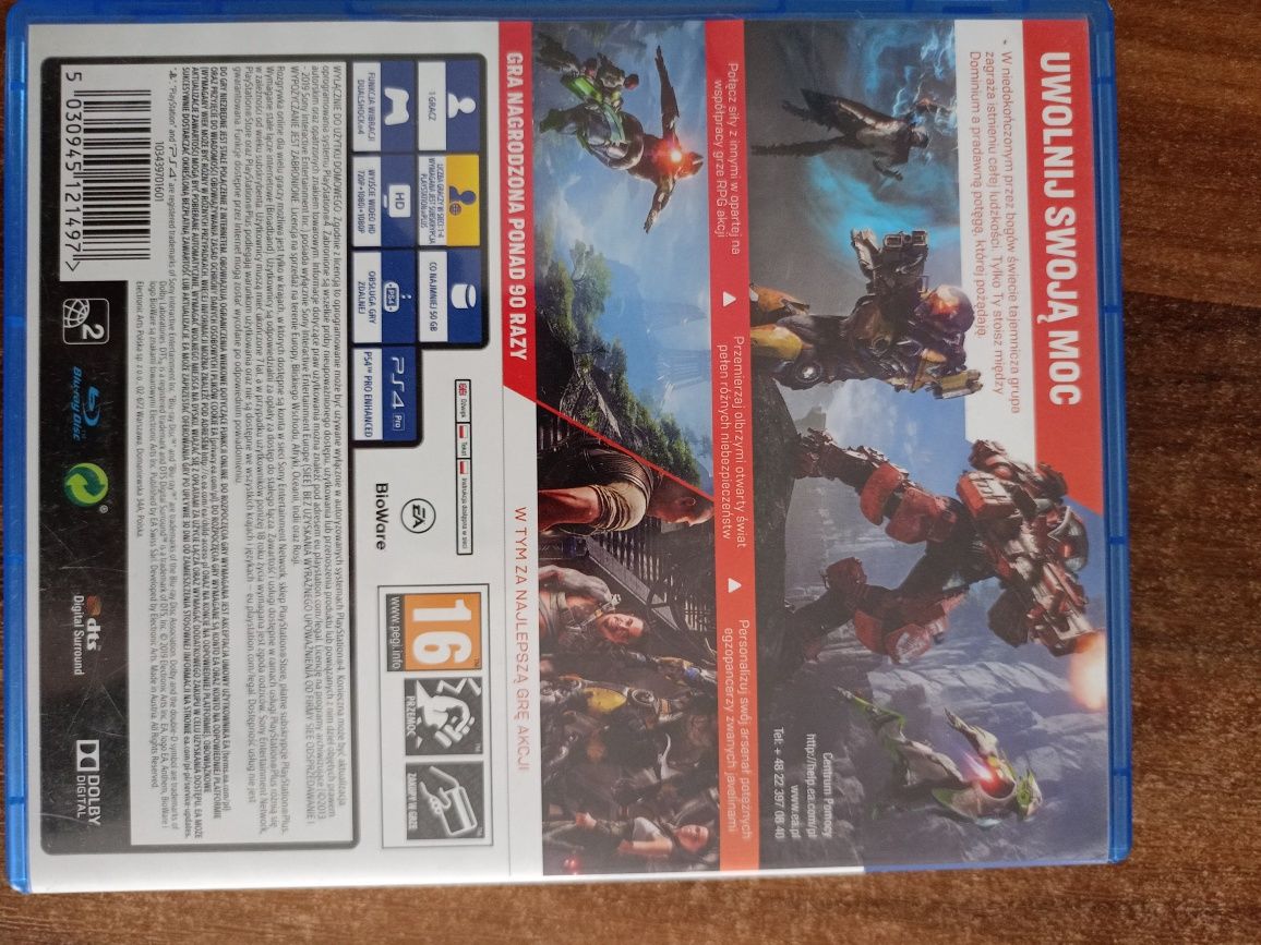 Anthem gra na ps4