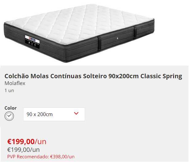 Vendo Colchão Novo – Nunca Usado (Ainda com etiqueta!)