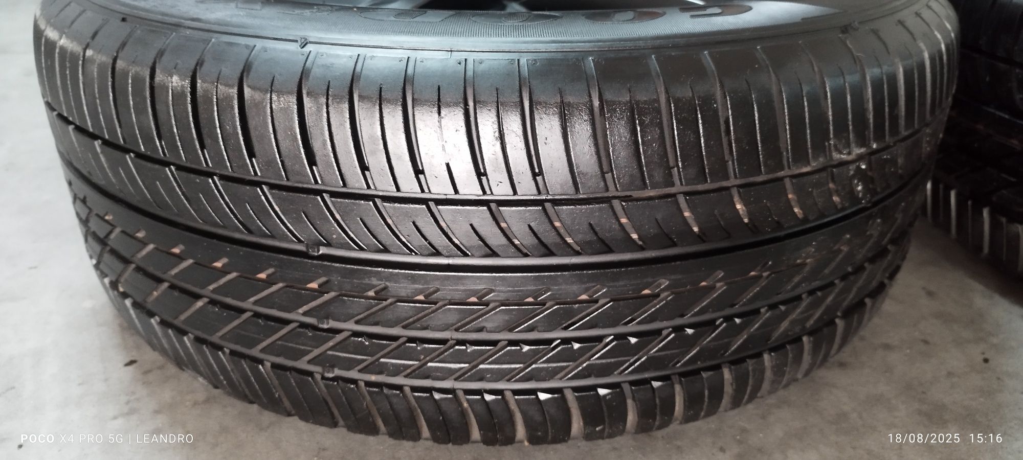 Jantes e pneus R19 Ranger Rolver Evoque