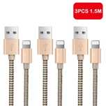 Zeuste pleciony kabel USB Lightning 1.5m iPhone 14/13/12/11 X Pro iPad