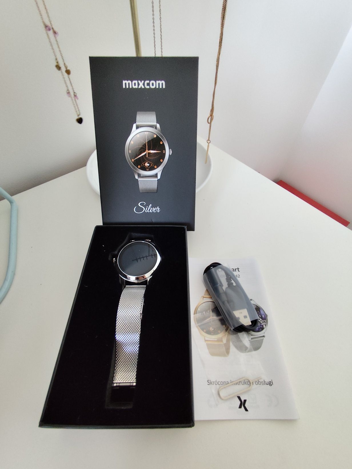 Nowy smartwatch maxcom FW42 Silver