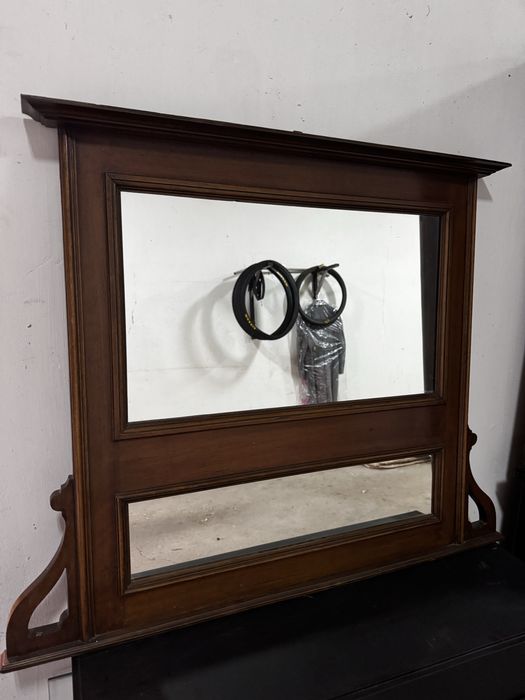 Lustro stare drewniane antyk