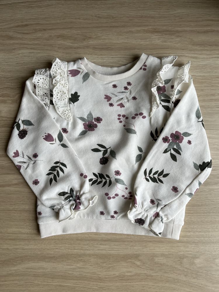 Bluza wiosenna w kwiaty Smyk rozm. 110