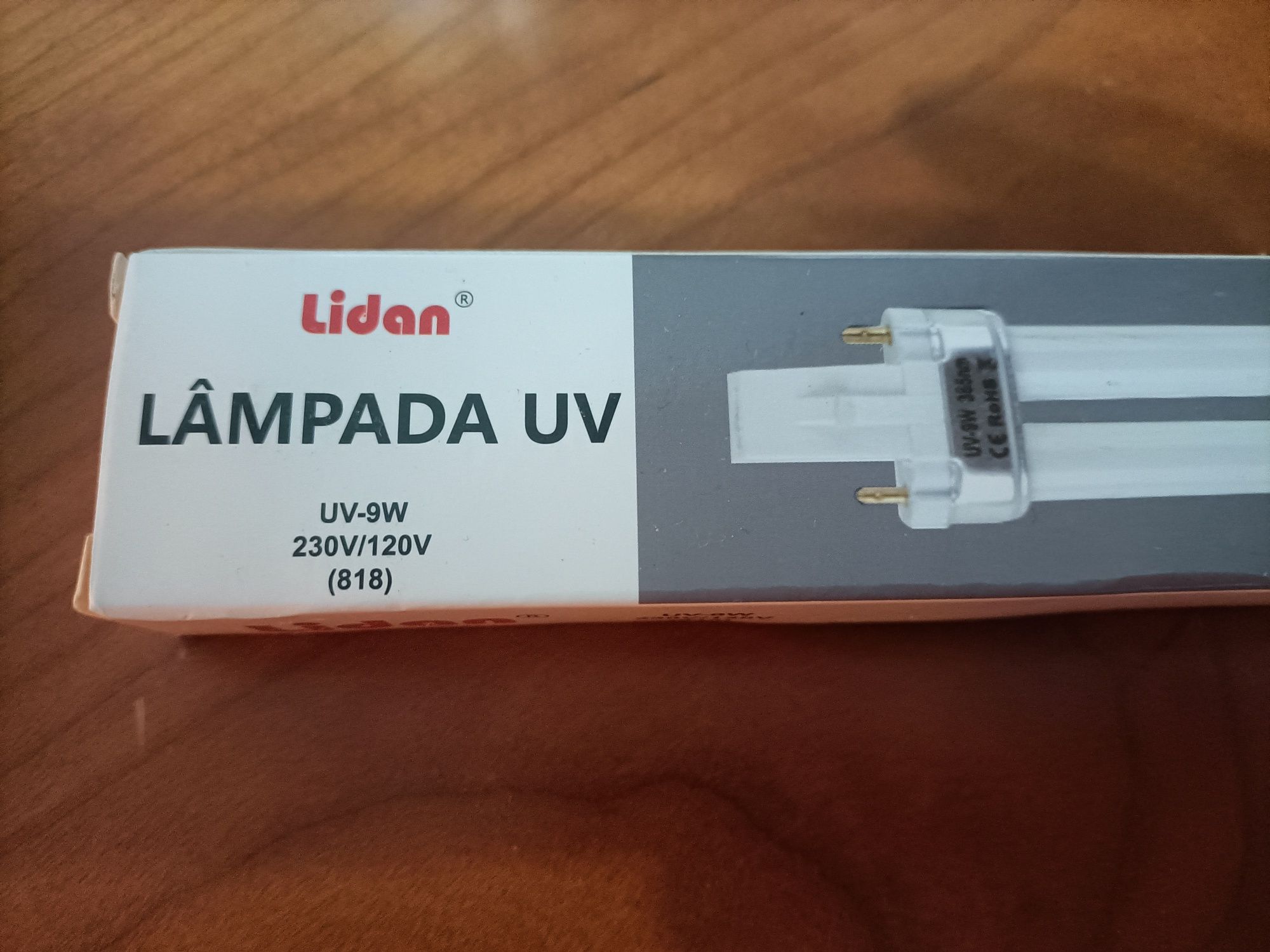 Lâmpada UV para catalizadores novas em caixa