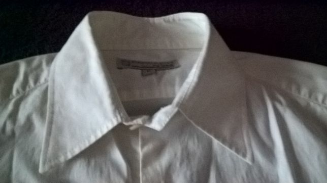 Biała koszula dla nastolatka, slimowana (rozm. M)